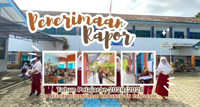 Pembagian Rapor SD Negeri Kedungrejo Pengasih: Liburan Dimulai, Pesan Penting Disampaikan